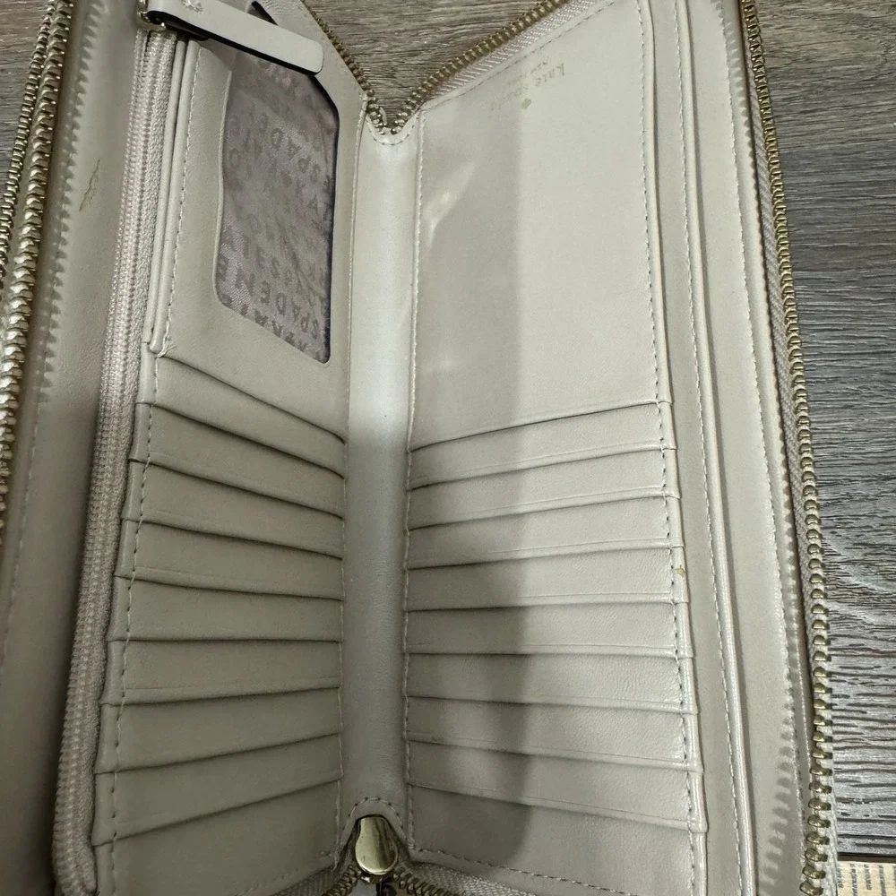 Kate Spade New York Anita‎ Wristlet Wallet Purse Two Tone READ